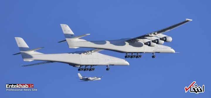 عکس/ پرواز بزرگترین هواپیمای جهان