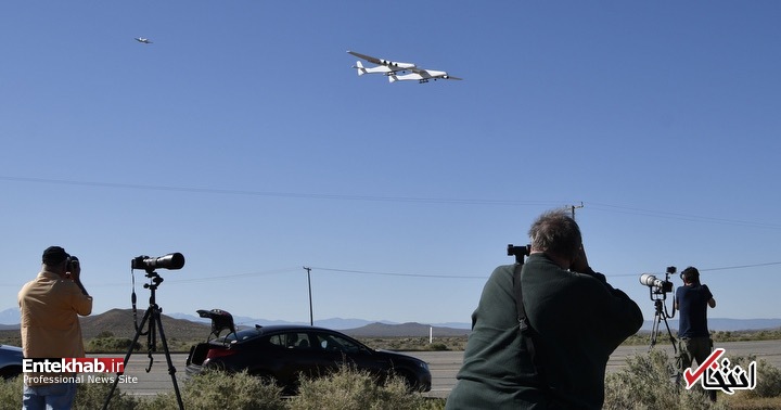 عکس/ پرواز بزرگترین هواپیمای جهان