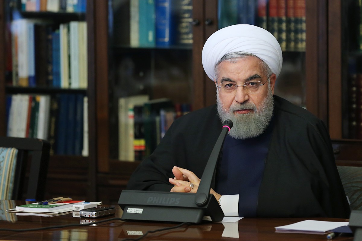 روحانی در جلسه مدیریت بحران کشور: ارتش و سپاه برای تخلیه آب سیل، امکانات بسیار خوبی دارند / قدم اول خارج کردن سریع آب است روحانی در جلسه مدیریت بحران کشور: ارتش و سپاه برای تخلیه آب سیل، امکانات بسیار خوبی دارند / قدم اول خارج کردن سریع آب است