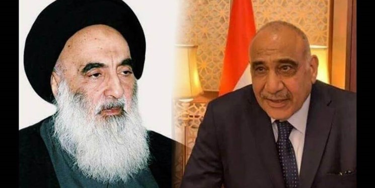 عبدالمهدی: آماده تهیه بهترین خدمات برای آیت&zwnj;الله سیستانی هستیم