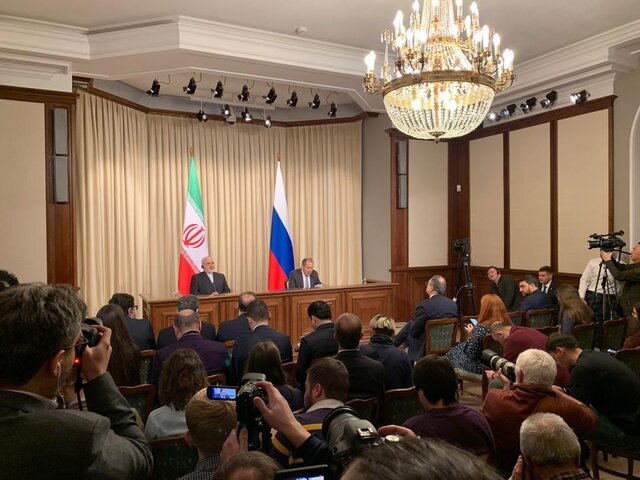 ظریف: ایران و روسیه برای حفظ صلح در خلیج فارس و سوریه به همکاری ادامه می&zwnj;دهند