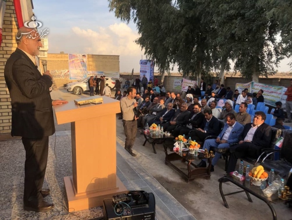 ساخت 2 مدرسه در شاوور توسط بانک پاسارگاد