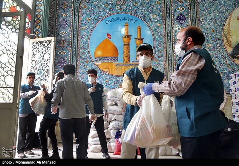 تصاویر: توزیع بسته های حمایتی بین آسیب&zwnj;دیدگان کرونا