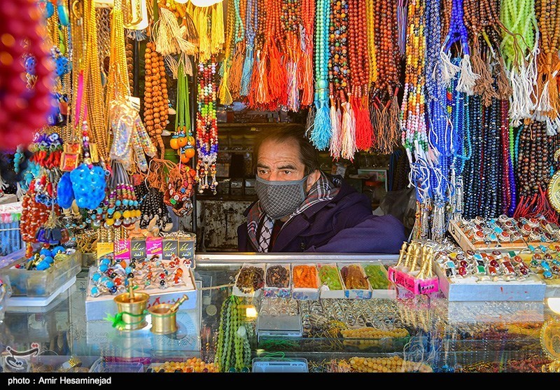 تصاویر: کسادی بازار قم در پی شیوع کرونا