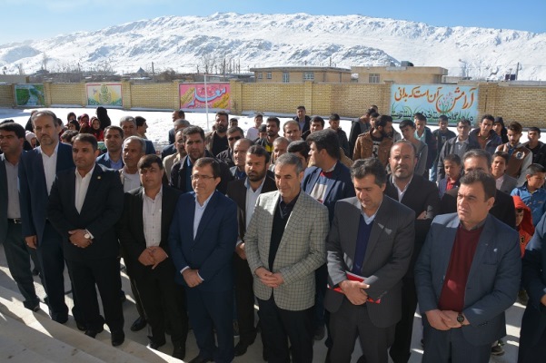 افتتاح مدرسه 12 کلاسه شهدای بانک ملت در بویراحمد