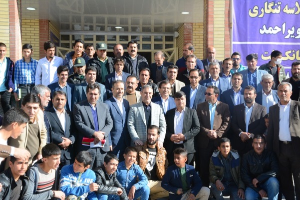 افتتاح مدرسه 12 کلاسه شهدای بانک ملت در بویراحمد