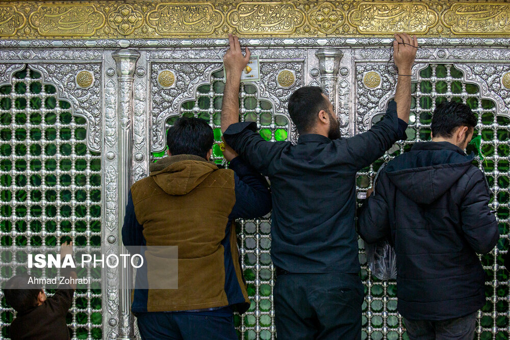 ضدعفونی کردن حرم حضرت فاطمه معصومه(س)