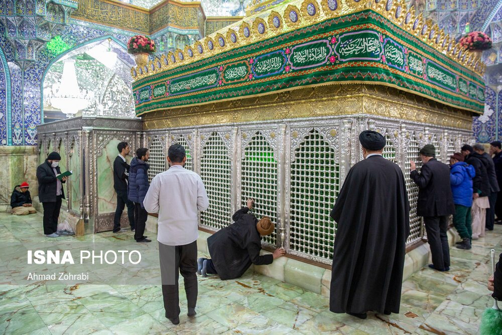 ضدعفونی کردن حرم حضرت فاطمه معصومه(س)