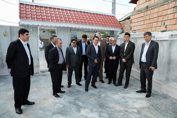 بازدید مدیرعامل بانک ملت از مناطق سیل زده استان گلستان