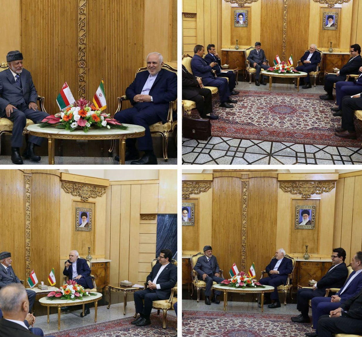 وزیر خارجه عمان در تهران، ۴ روز پس از تماس تلفنی پومپئو با سلطان قابوس وزیر خارجه عمان در تهران، ۴ روز پس از تماس تلفنی پومپئو با سلطان قابوس