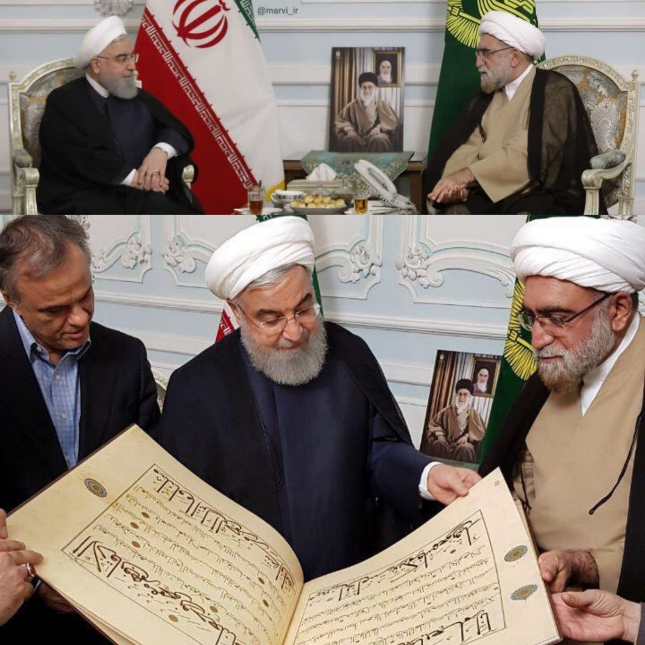 رئیس جمهور با تولیت آستان قدس رضوی دیدار و گفت&zwnj;وگو کرد