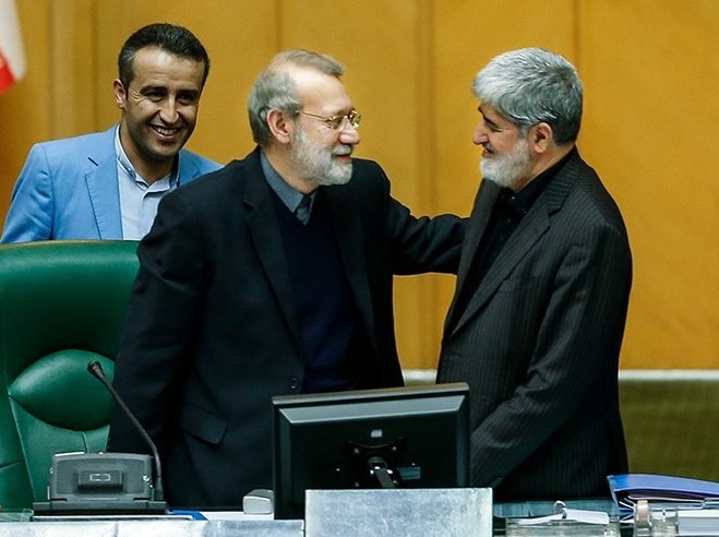 لاریجانی با ۵۰ رای بیشتر از عارف، رئیس مجلس باقی ماند / پزشکیان و مصری نواب رییس مجلس شدند؛ مطهری رای نیاورد لاریجانی با ۵۰ رای بیشتر از عارف، رئیس مجلس باقی ماند / پزشکیان و مصری نواب رییس مجلس شدند؛ مطهری رای نیاورد