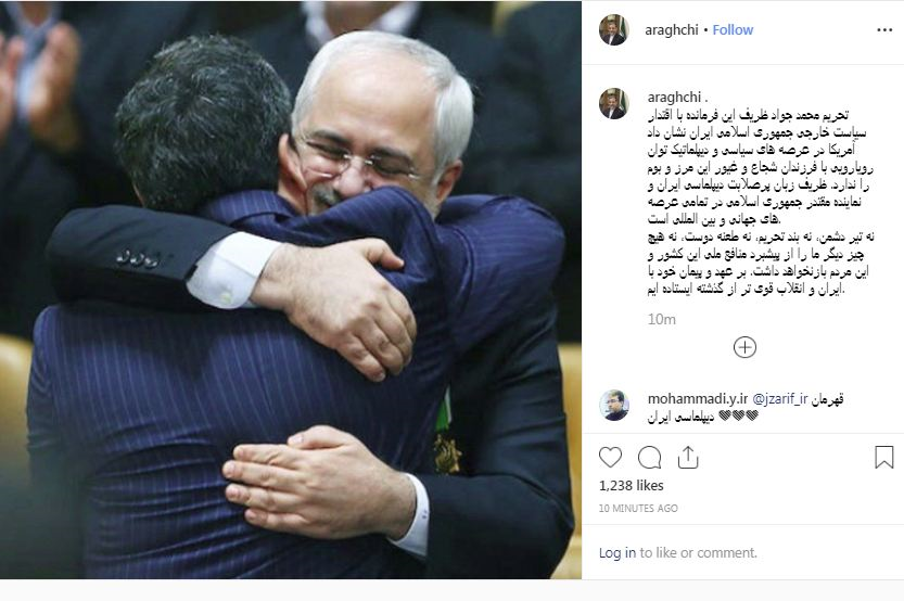 عراقچی در واکنش به تحریم ظریف: نه تیر دشمن نه بند تحریم ما را از پیشبرد منافع ملی باز نخواهد داشت
