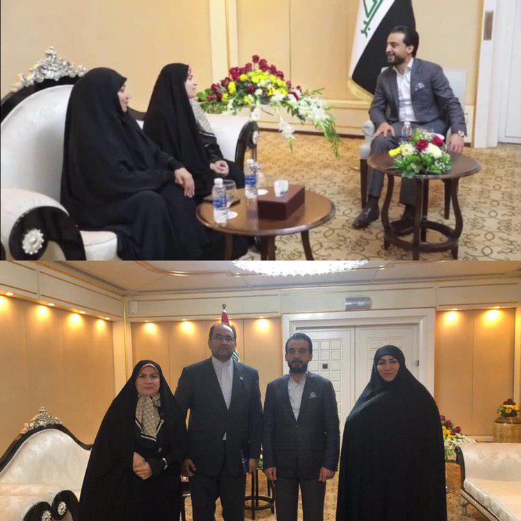 فاطمه ذوالقدر، نماینده مجلس در دیدار رییس مجلس عراق: در روزهای سخت حمله داعش، در کنار عراق بودیم؛ شما هم در برابر تحریم&zwnj;ها همراه ایران باشید