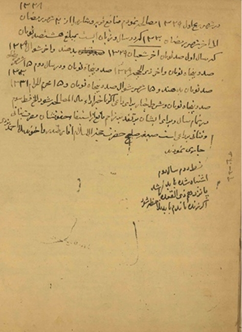 گزارش یک دفتر کاری آخوندی میان سالهای 1310 تا 1350ق گزارش یک دفتر کاری آخوندی میان سالهای 1310 تا 1350ق