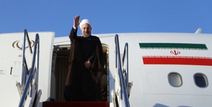 روحانی تهران را به مقصد آنکارا ترک کرد
