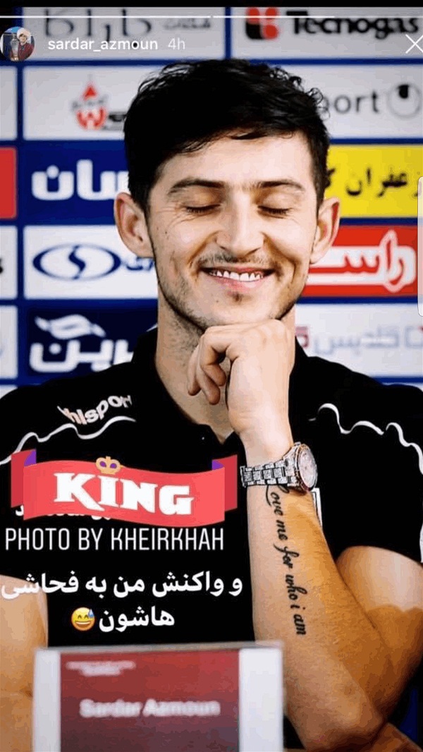 واکنش سردار آزمون به هجوم هواداران عراقی به صفحه اینستاگرامش واکنش سردار آزمون به هجوم هواداران عراقی به صفحه اینستاگرامش