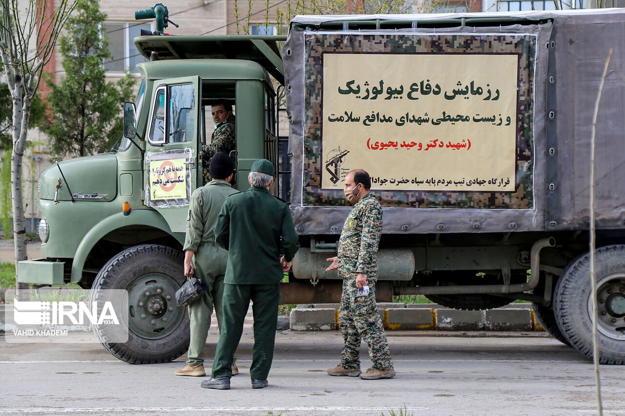 تصاویر: رزمایش دفاع بیولوژیک سپاه حضرت جوادالائمه(ع) در بجنورد&lrm;