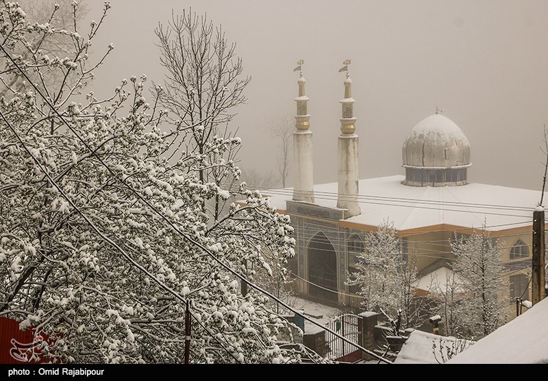 بارش برف در گیلان