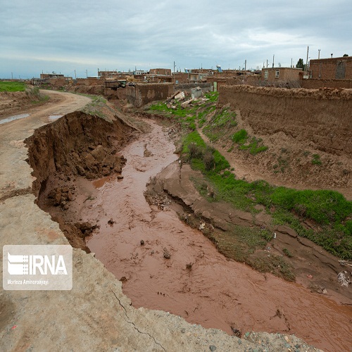 تصاویر: سیل در روستاهای نیشابور