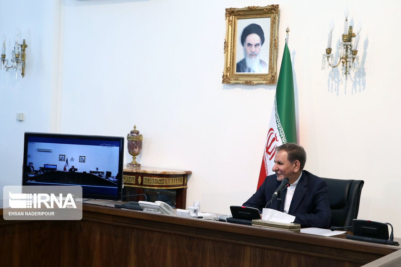 تصاویر: ارتباط تصویری جهانگیری با استانهای درگیر کرونا