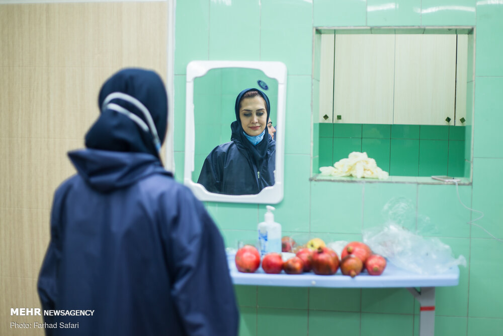 تصاویر: شب یلدای پرستاران در بیمارستان