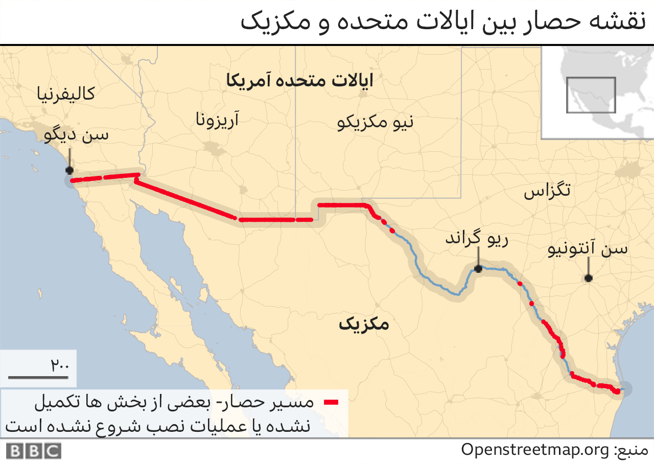 ترامپ در دوران ریاستجمهوری چه میزان از دیوار مکزیک را ساخت؟ ترامپ در دوران ریاستجمهوری چه میزان از دیوار مکزیک را ساخت؟