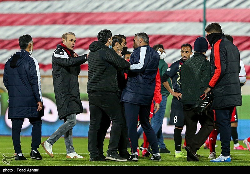 تصاویر: دیدار تیم&zwnj;های فوتبال پرسپولیس و فولاد