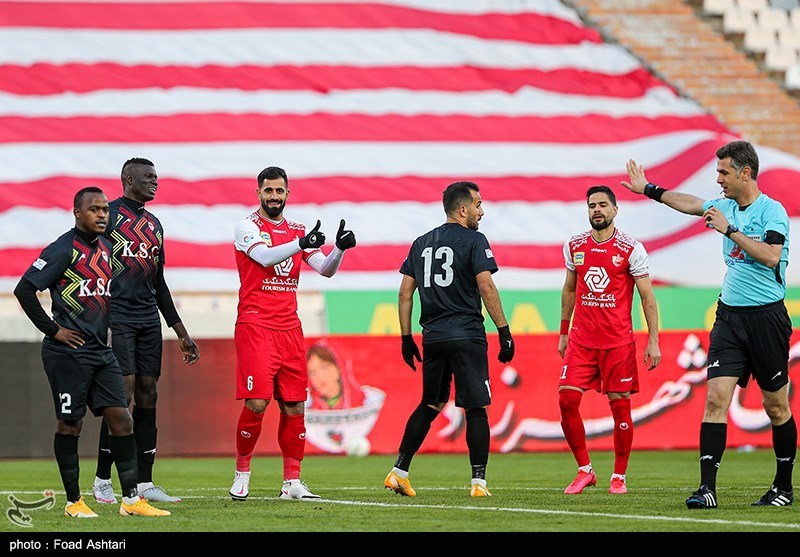 تصاویر: دیدار تیم&zwnj;های فوتبال پرسپولیس و فولاد
