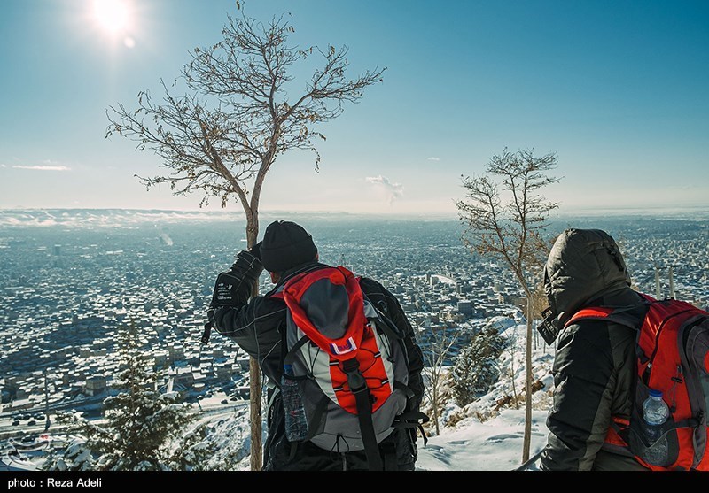 تصاویر: کوهنوردی زمستانی در تبریز