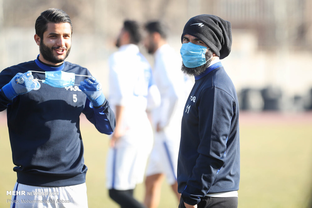 تمرین تیم فوتبال استقلال تهران