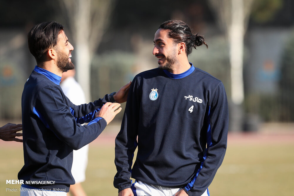 تمرین تیم فوتبال استقلال تهران