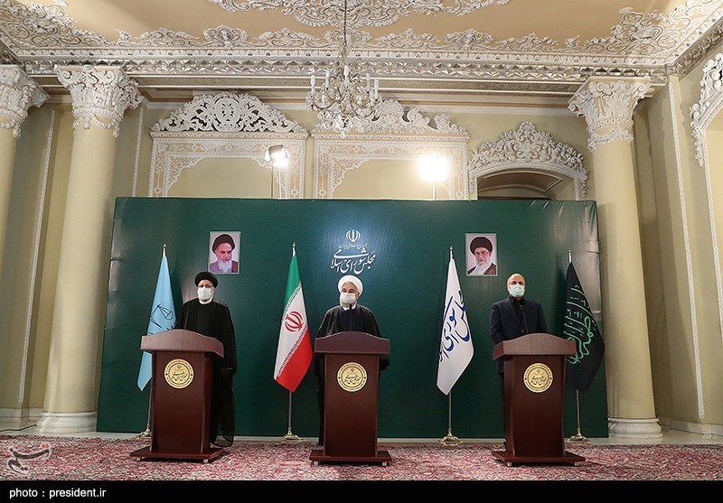 تصاویر: جلسه سران قوا در مجلس شورای اسلامی