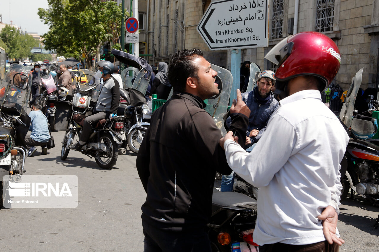 تصاویر: ازدحام و شلوغی بیش از حد در بازار تهران