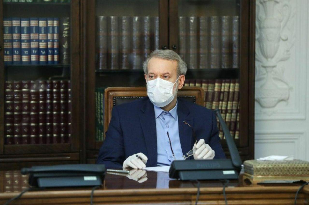 نخستین حضور &laquo;رئیس مجلس&raquo; پس از ابتلا به کرونا در جلسه شورای عالی هماهنگی اقتصادی + عکس