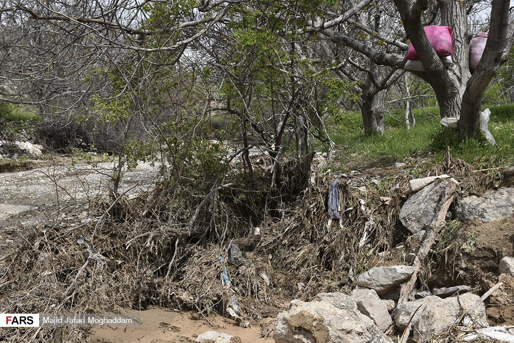 تصاویر: سیلاب در روستای &laquo;دیزایر&raquo; قوچان