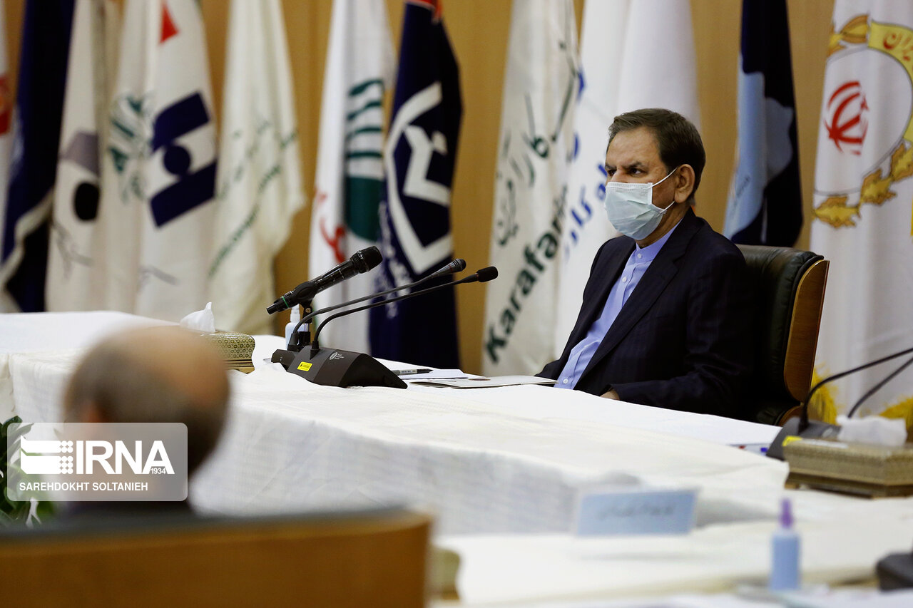 جلسه مدیران ارشد بانک مرکزی با جهانگیری