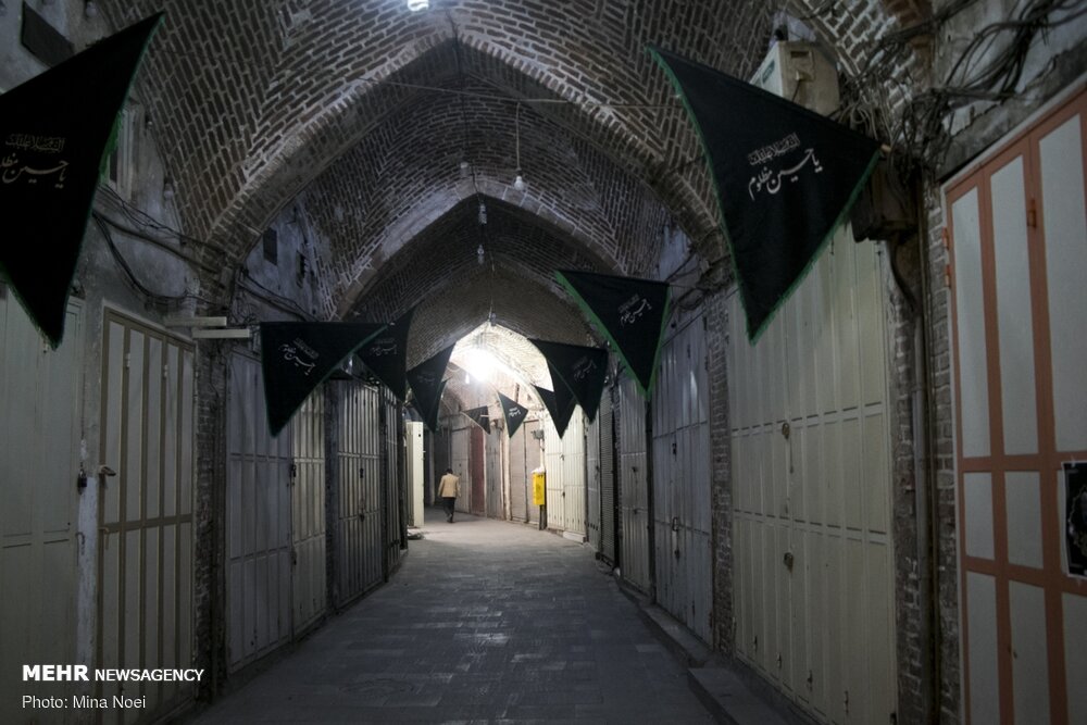 تصاویر: عزاداری شهادت امام علی (ع) در بازار تبریز