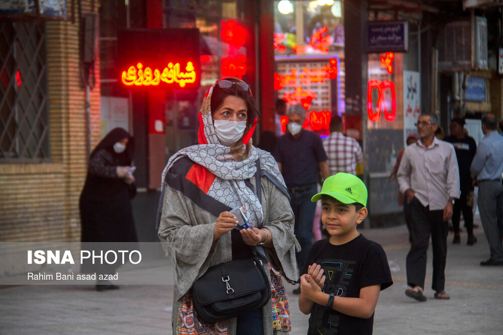 تصاویر: کرمان در شیب صعودی کرونا