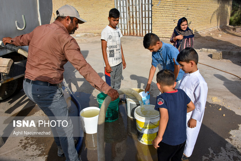 تصاویر: بحران بی آبی در روستاهای آبادان