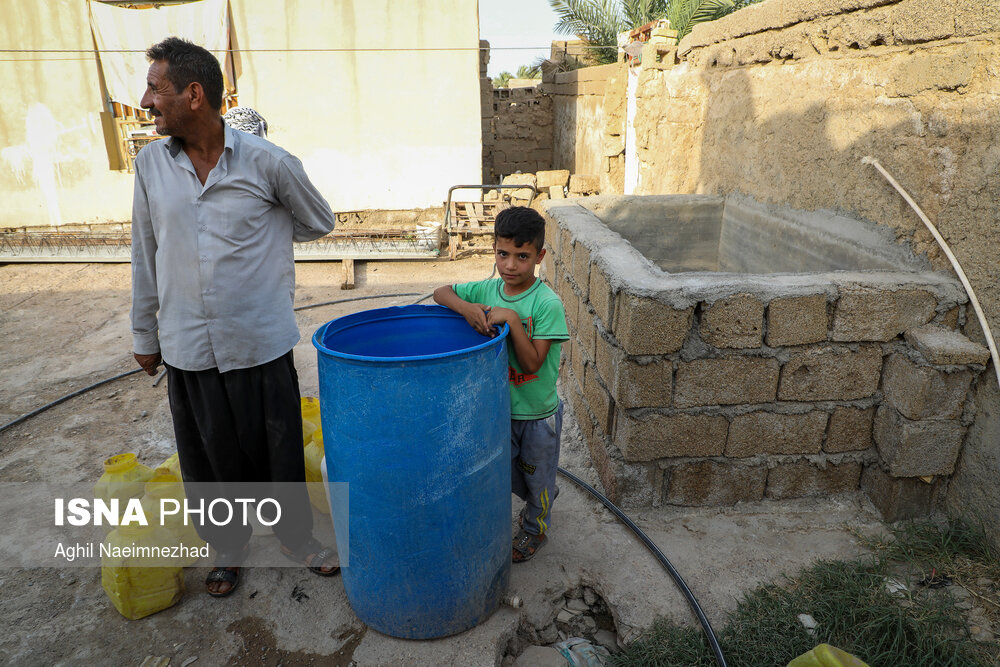 تصاویر: بحران بی آبی در روستاهای آبادان