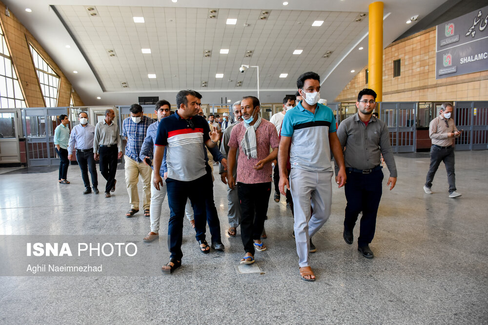 تصاویر: بازگشت سرنشینان نجات&zwnj;یافته شناور 