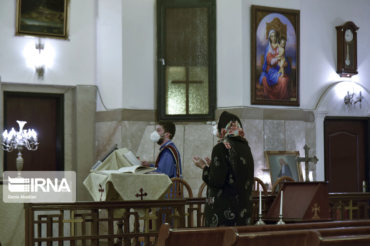 تصاویر: فاصله گذاری اجتماعی در کلیسا سرکیس مقدس