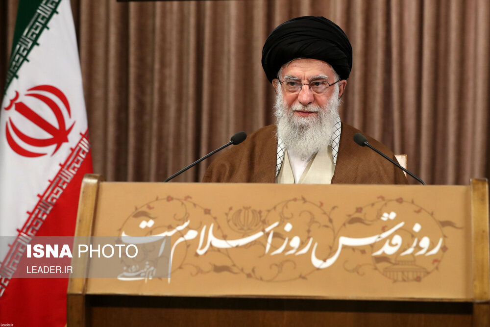 تصاویر: سخنرانی تلویزیونی مقام معظم رهبری به مناسبت روز قدس