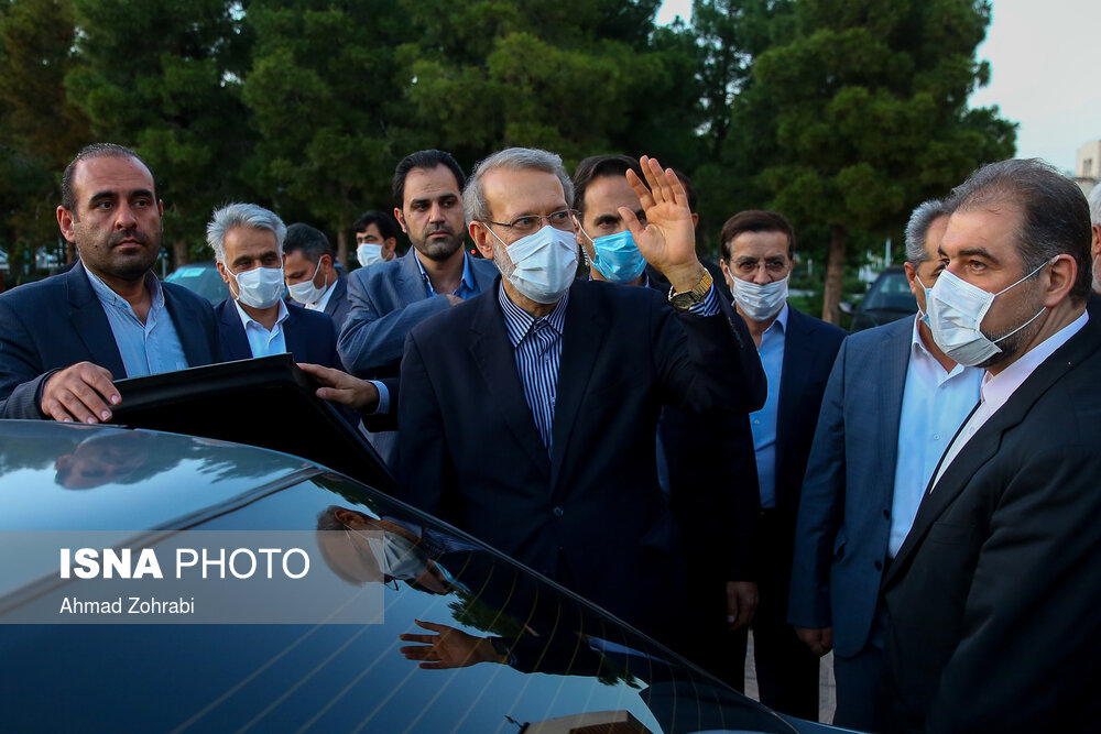 تصاویر: آخرین حضور علی لاریجانی در جلسه شورای&zwnj; اداری قم