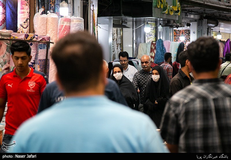 تصاویر: بازار تهران در روزهایی کرونایی