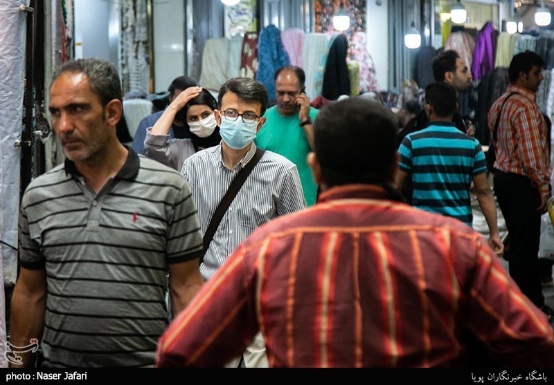 تصاویر: بازار تهران در روزهایی کرونایی