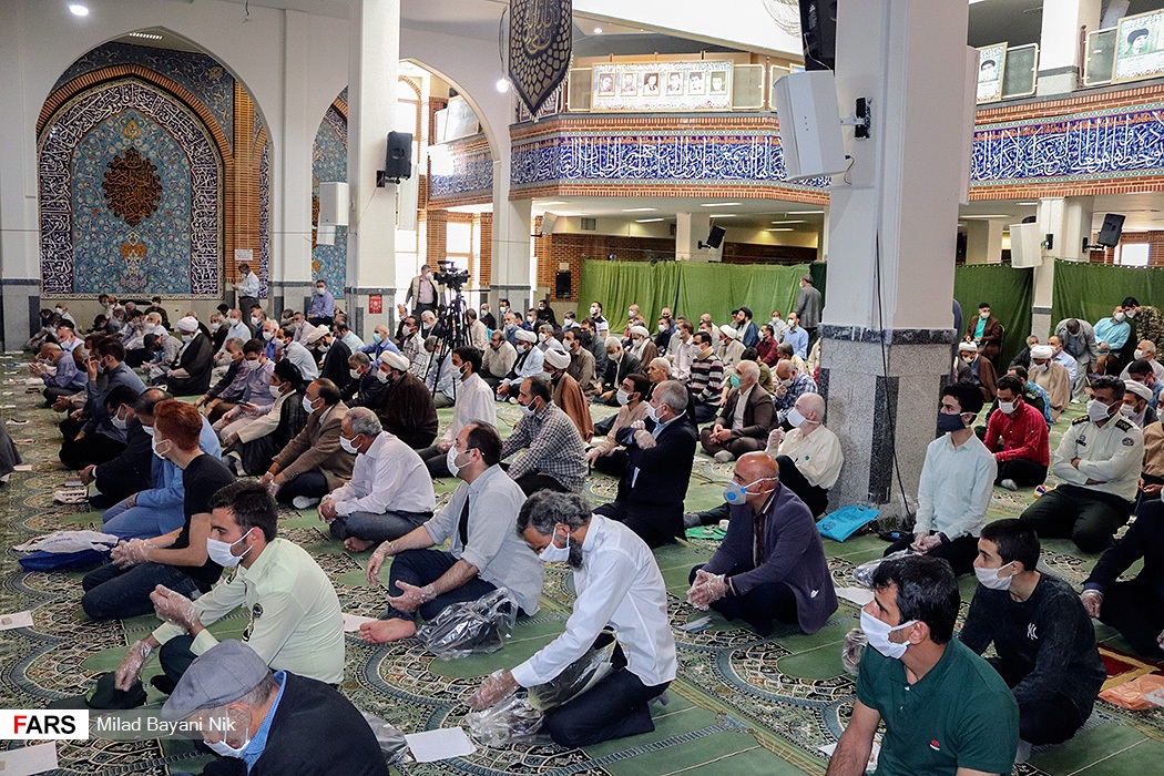 تصاویر: اولین نماز جمعه &laquo;پَردیس&raquo; در ایام کرونا