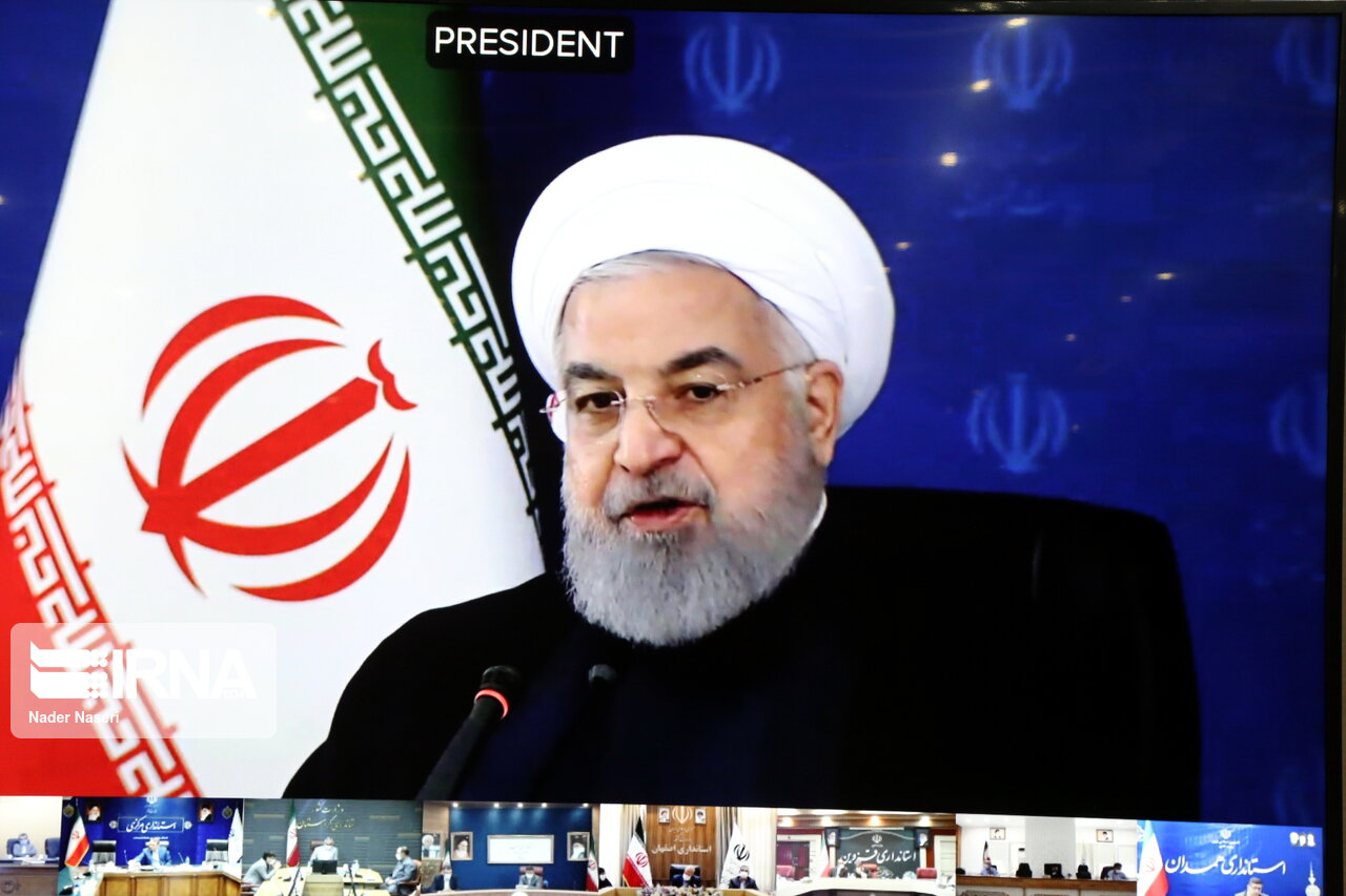 تصاویر: ویدیو کنفرانس رییس جمهوری با مدیران استان&zwnj;ها