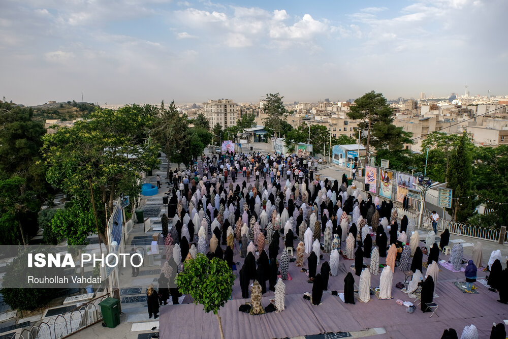 تصاویر: اقامه نماز عید سعید فطر - تهران